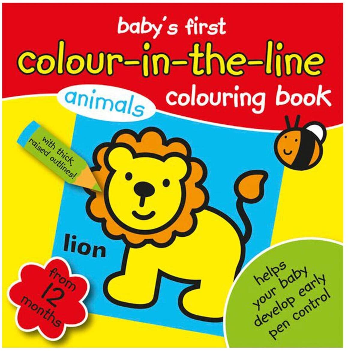 Baby's First Colour-in-the-line 2 - Prima carte de colorat cu animale (2454/CIPD2)