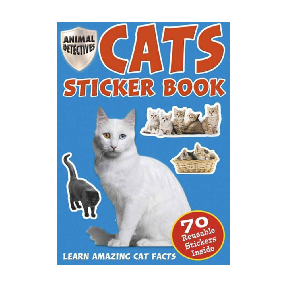 Animal Detective Cat, Carte cu autocolante cu pisici (2033/CASB)