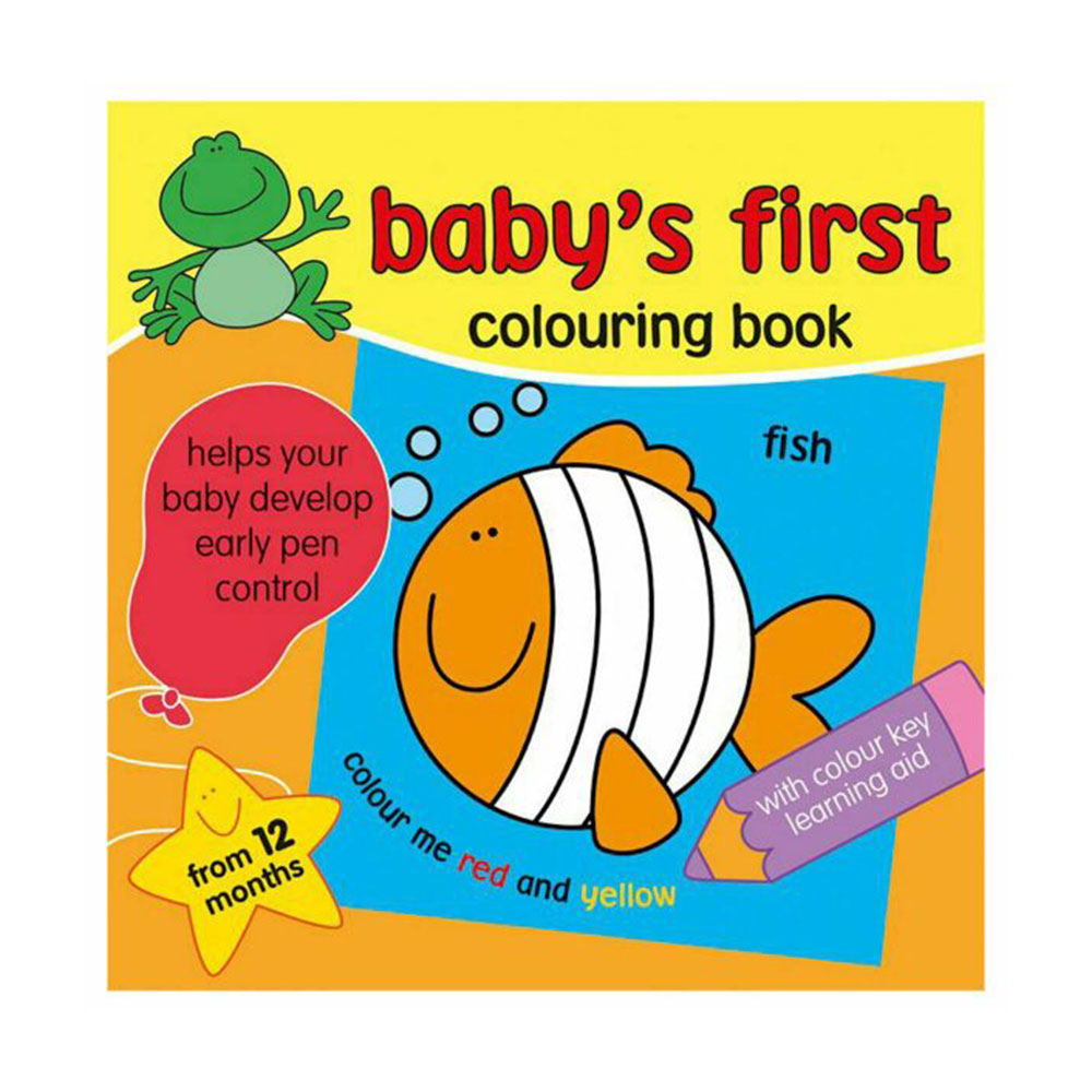 Baby's First Colouring Pads, Prima carte de colorat a bebelusului (Galben) (1974/BFAP1-2)