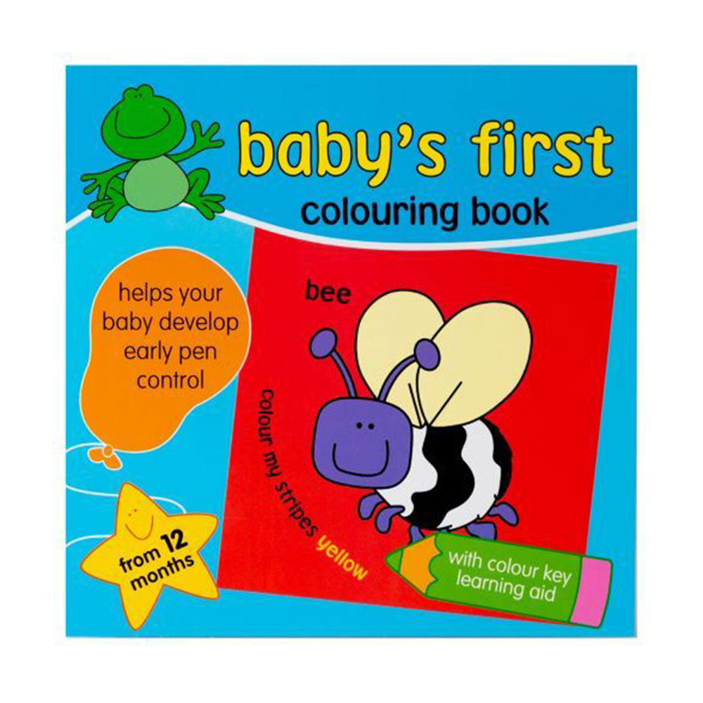 Baby's First Colouring Pads, Prima carte de colorat a bebelusului (Albastru) (1974/BFAP1-1)