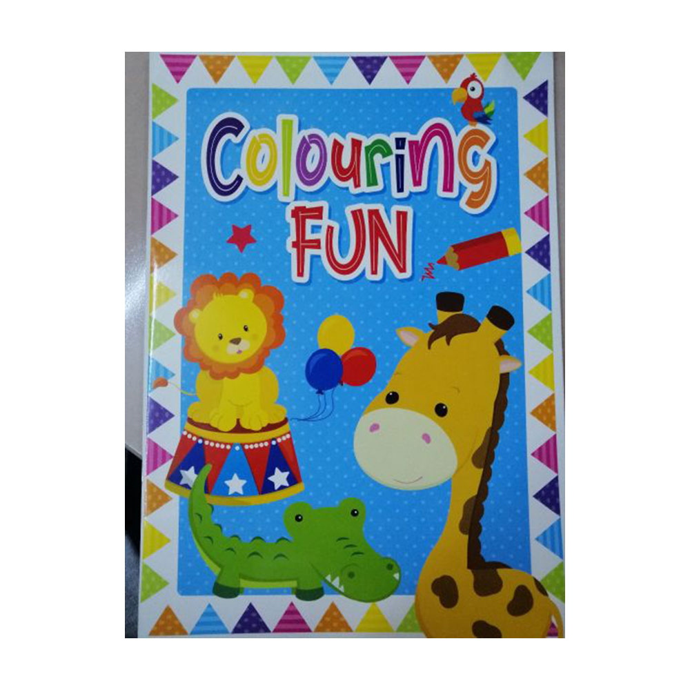 Colouring Fun Books, carte de colorat (Albastru) (1459/CFCB1-1)