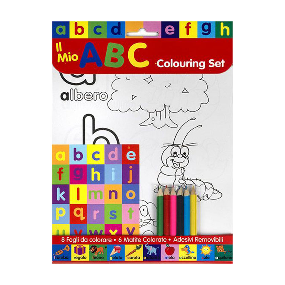 ABC Colouring Set, The Alphabet, Set de colorat (2619/ABCCS)