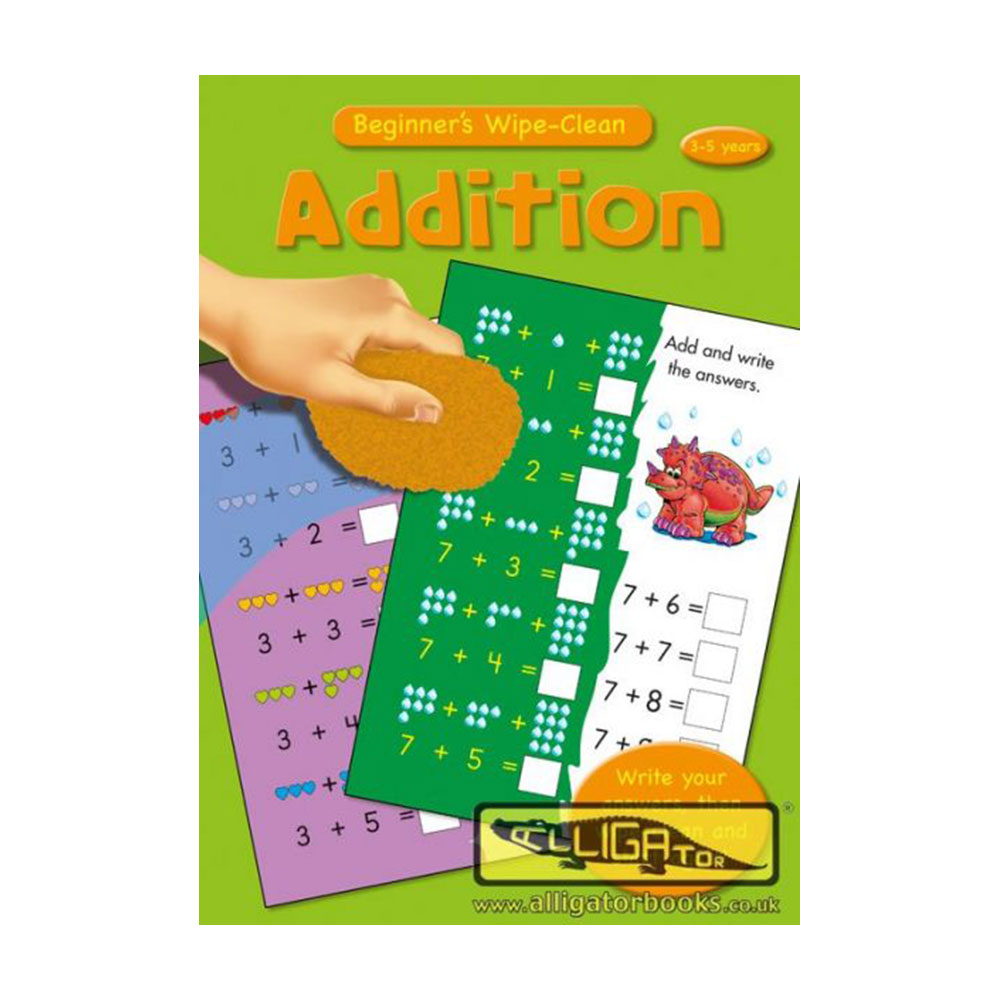 Addition, Beginners Maths Wipe Clean Books, Scrie si sterge! Adunarea (3-5 ani) (367/BMWC1-1)