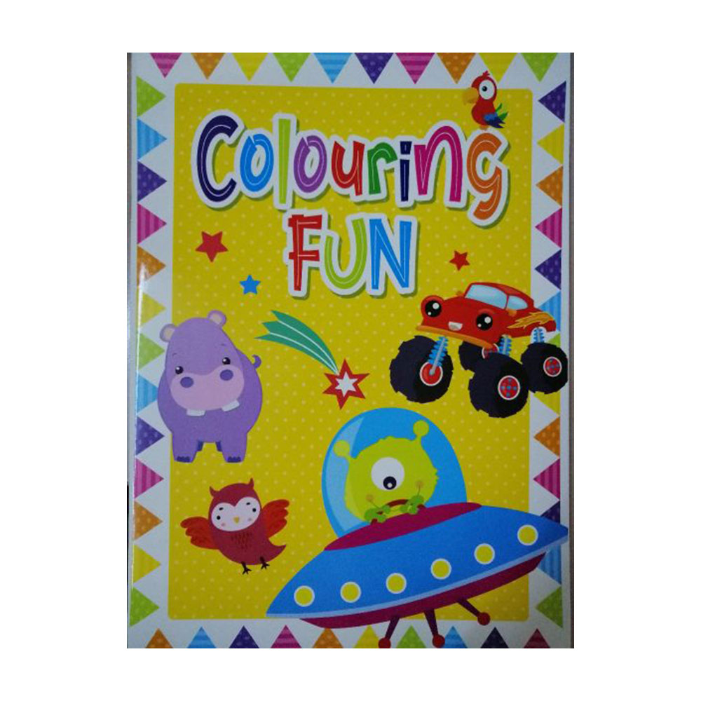 Colouring Fun Books, carte de colorat (Galben) (1459/CFCB1-3)