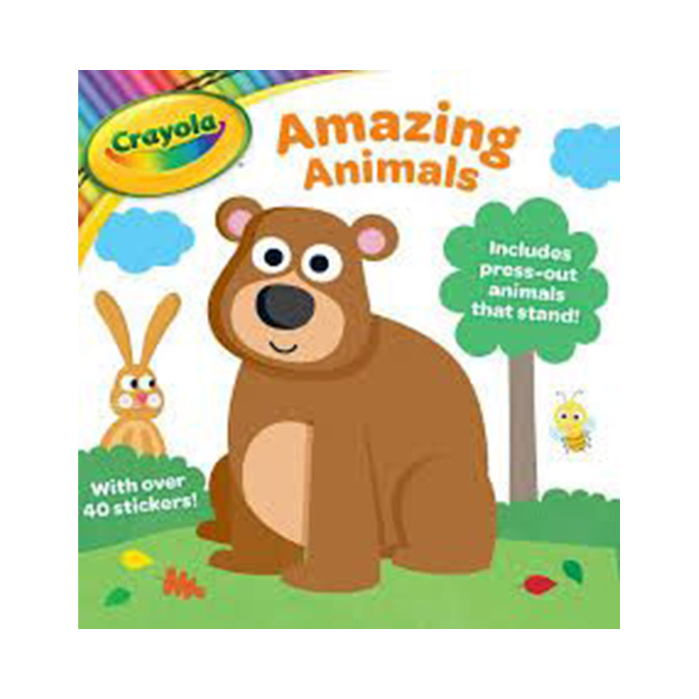 Crayola Activity Book (Amazing Animals), Carte cu autocolante si activitati (3112/CYAA)