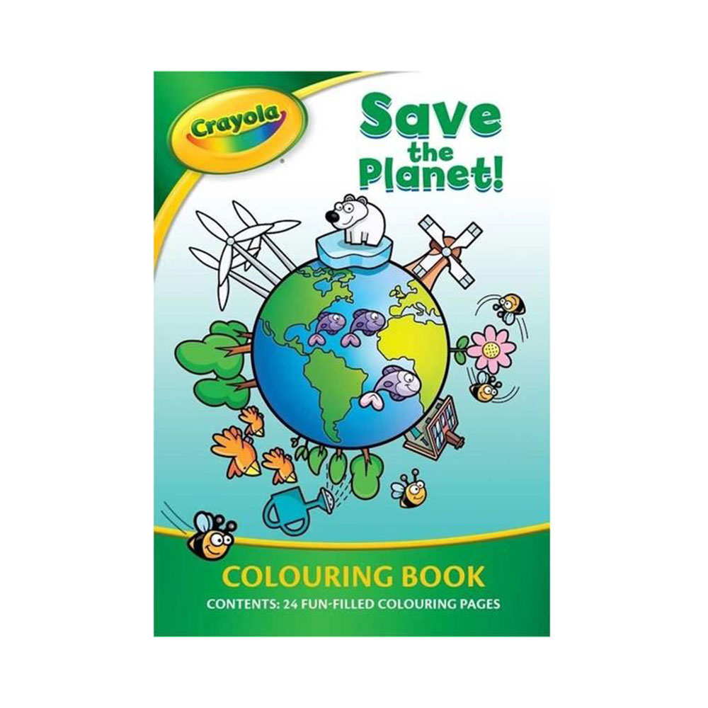 Crayola Save The Planet Colouring Book, Carte de colorat (3022/CYSA)