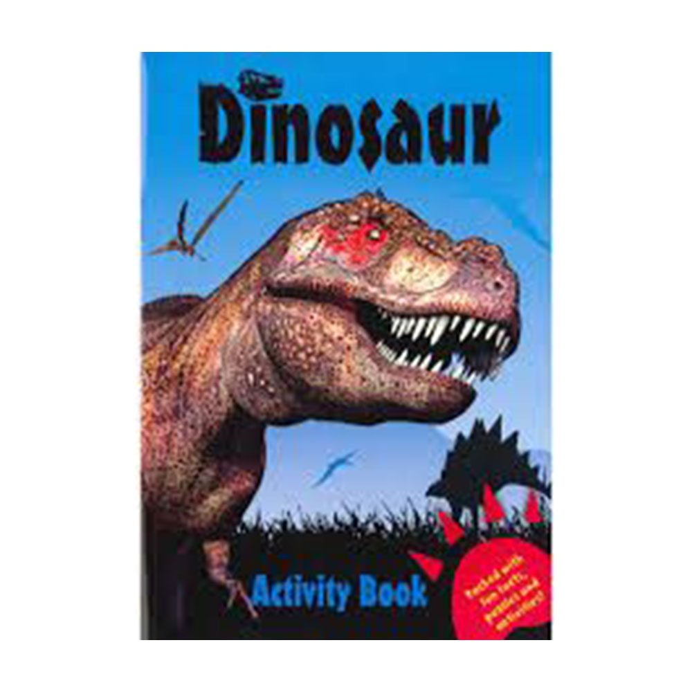Dinosaur Activity Book - Blue, Carte de activitati cu dinozauri (Albastru) (2466/DCAB1)