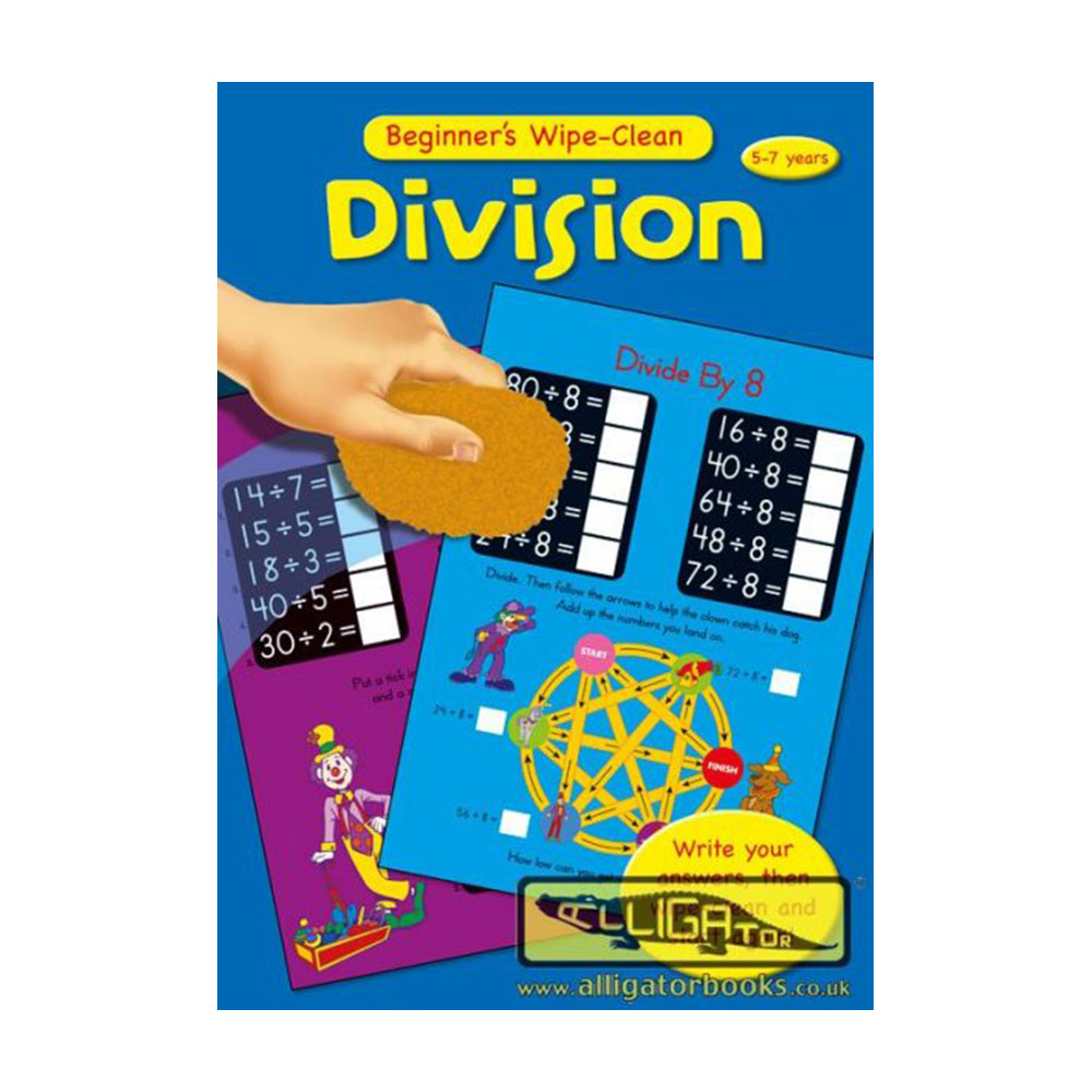 Division, Beginners Maths Wipe Clean Books, Scrie si sterge! Impartirea (5-7 ani) (367/BMWC1-2)