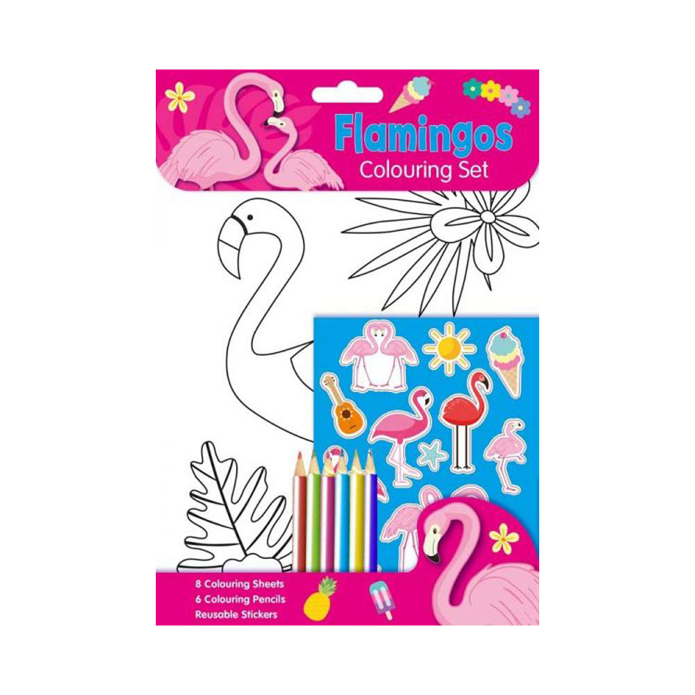 Flamingo Colouring Set, Set de colorat (3109/FGCS)