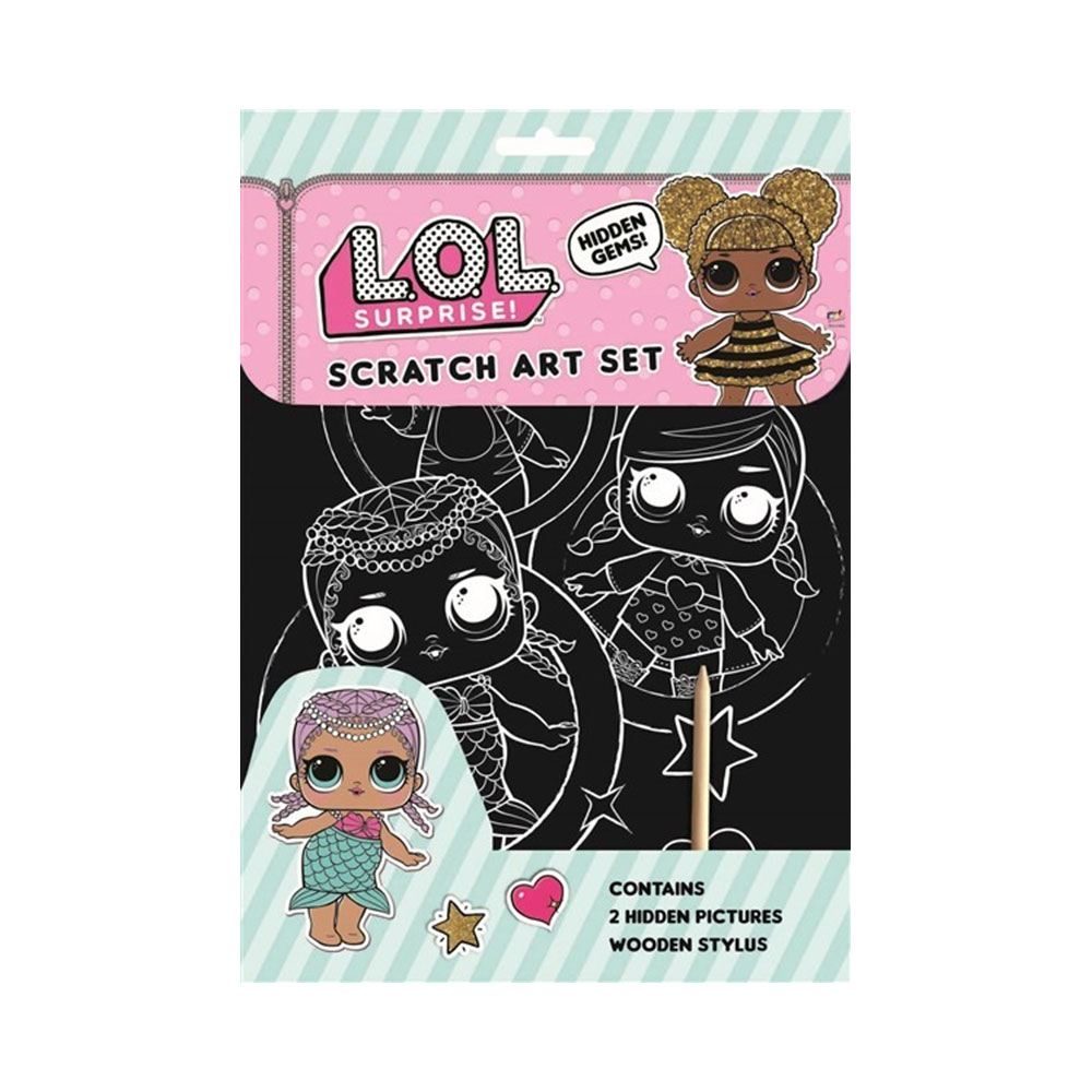 LOL Surprise Scratch Art Set, Imagini razuibile (3071/LOLSA-2)