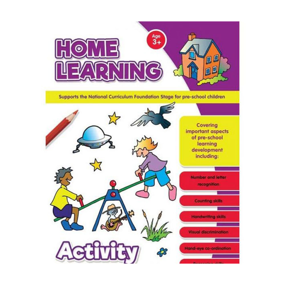 Learning at Home Activity Books, Caiet cu activitati de invatare a limbii engleze pentru prescolari! (3092/LHAB1-4)