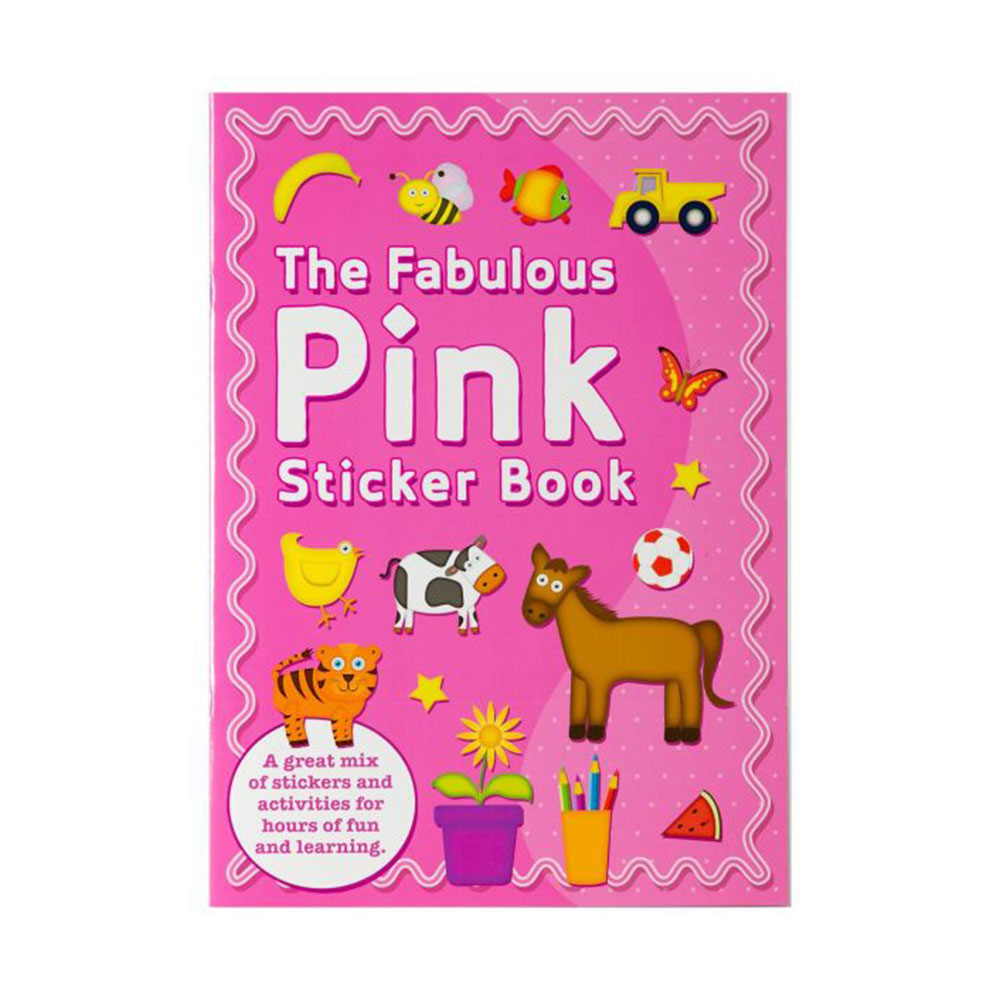 The Fabulous Pink Sticker Book, Fabuloasa carte Roz cu autocolante (3035/PISB)
