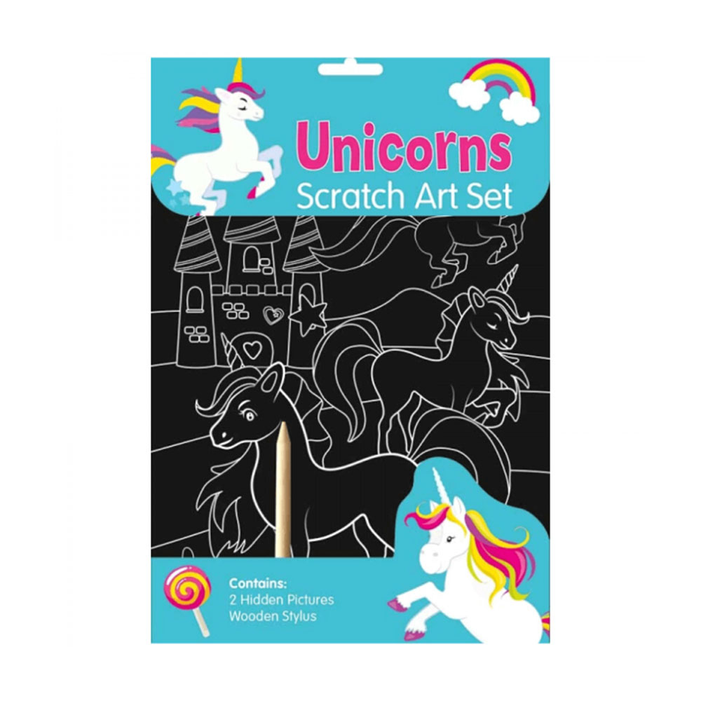 Unicorn Scratch Art Set, Imagini razuibile (3126/UNSA)