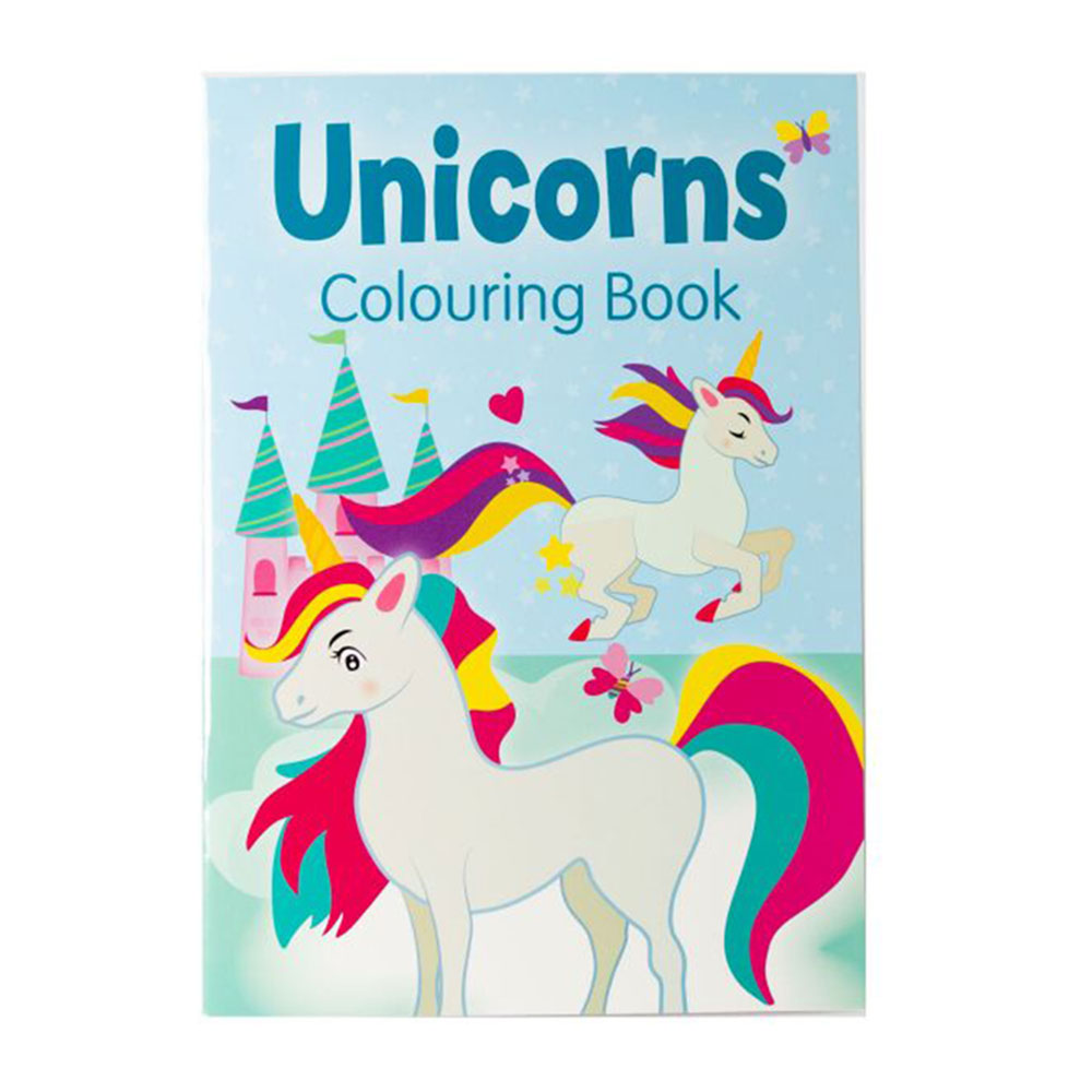 Unicorns Colouring Book (Blue), Carte de colorat (3041/UNCB1)