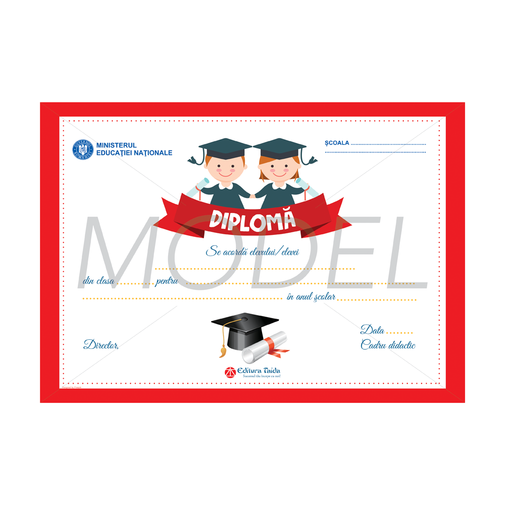 Diploma scolara 2017 model 1