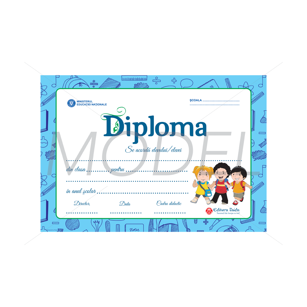 Diploma scolara 2017 model 2