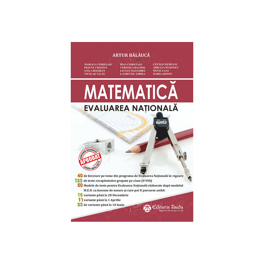 Matematica – Evaluarea Nationala – clasa a VIII-a